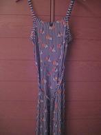 Leuk blauw-wit zomerkleedje – maat 40, Maat 38/40 (M), Blauw, Made in Belgium, Ophalen of Verzenden