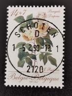 Belgie 1990 - bloemen - rozen van Redouté - Desprez, Ophalen of Verzenden, Gestempeld, Overig