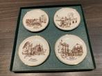 Souvenir uit Exeter: 4 kleine bordjes in een doos, Ophalen of Verzenden