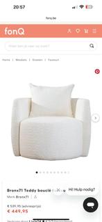 Fauteuil, Huis en Inrichting, Fauteuils, Ophalen, Nieuw, 75 tot 100 cm, Bouclé