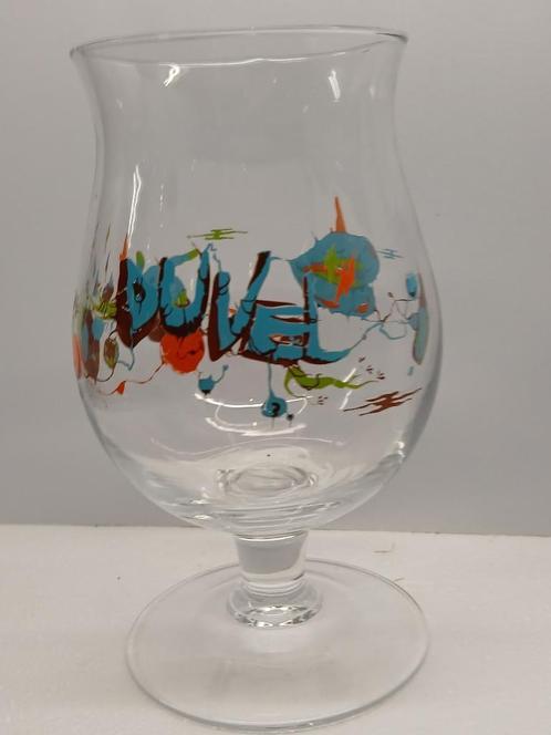 Mooi DUVEL-glas op statief in perfecte staat, Verzamelen, Biermerken, Nieuw, Glas of Glazen, Duvel, Ophalen of Verzenden
