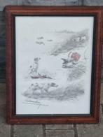 Lithographie signe Léon danchin, Antiek en Kunst, Ophalen of Verzenden