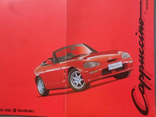 Brochure sur le cappuccino Suzuki, Livres, Autos | Brochures & Magazines, Enlèvement ou Envoi
