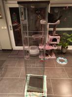 Ikea Vitrinekast met lamp, Huis en Inrichting, Ophalen, 50 tot 100 cm, Glas, 150 tot 200 cm