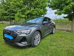 Audi Etron sportback 55 S-Line, Auto's, Automaat, Zwart, Parkeersensor, Leder