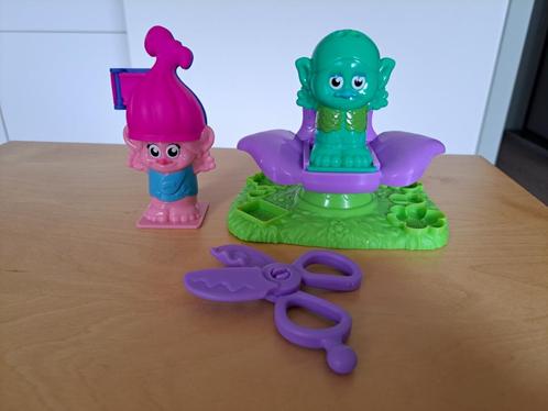 Play-Doh Trolls Press & Style Salonmodelset, Kinderen en Baby's, Speelgoed | Educatief en Creatief, Gebruikt, Knutselen, Ophalen