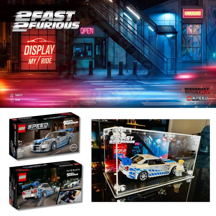 Vitrine + décor 2 Fast 2 Furious (compatible LEGO set 76917), Enfants & Bébés, Jouets | Duplo & Lego, Comme neuf, Lego, Enlèvement ou Envoi