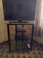 TV meubel, Huis en Inrichting, Ophalen, Zo goed als nieuw, Glas
