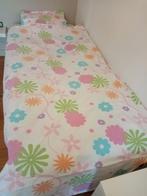 Dekbedovertrek flanel bloemen, Ophalen, Zo goed als nieuw, Meisje, Dekbedovertrek