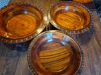 houten schalen. diameter : 46cm - 41cm - 35cm, Huis en Inrichting, Ophalen, Zo goed als nieuw