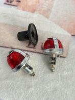 Oldtimer Fiat lamp lampjes rood chroom 500-600-850 ect, Ophalen of Verzenden, Fiat