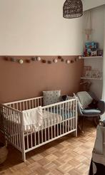 Kinderkamer Wit Babybed 60 x 120 cm, Kinderen en Baby's, Zo goed als nieuw, Ophalen