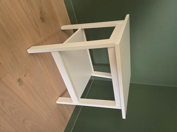 Ikea Lunarp bijzettafel wit, Huis en Inrichting, Tafels | Bijzettafels, Nieuw, Rechthoekig, 45 tot 60 cm, Minder dan 55 cm, Hout