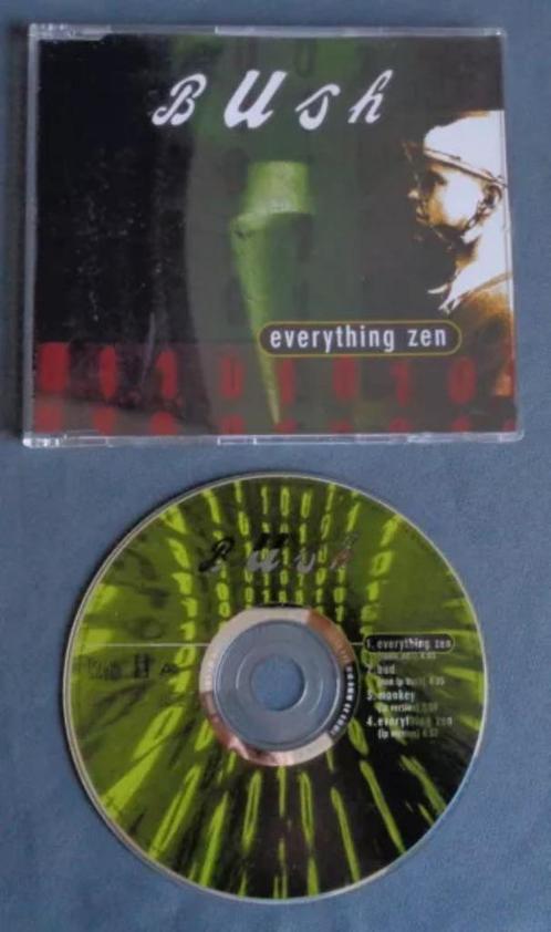 BUSH Everything Zen CD MAXI SINGLE 4 tr 1995 Germany TRAUMA, Cd's en Dvd's, Cd Singles, Zo goed als nieuw, Verzenden