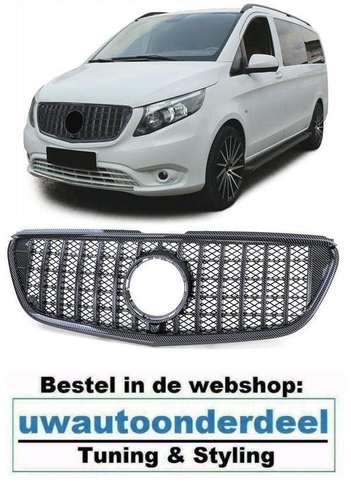Grill Panamericana AMG Design Carbon look Voor MB Vito W447, Auto diversen, Tuning en Styling, Verzenden