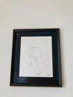 grote tekening josé vermeersch, Antiquités & Art, Art | Dessins & Photographie, Enlèvement