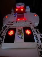 Andulatiematras Nutrimed wit met rood en massagetafel, Sport en Fitness, Ophalen, Zo goed als nieuw, Massagetafel