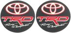TRD Toyota Racing Development metallic sticker set #2, Verzenden