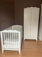 kinderbed en kinderkleerkast, Kinderen en Baby's, Ophalen, Zo goed als nieuw, Minder dan 140 cm, Matras