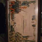 Verklaring van goed gedrag, vreemdelingenlegioen., Verzamelen, Militaria | Algemeen, Ophalen