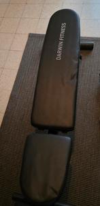 Halterbank + buikspierapparaat, Sport en Fitness, Ophalen, Gebruikt, Overige materialen, Benen