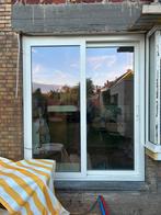 Schuifraam profel alu wit, Ophalen, Nieuw, Aluminium
