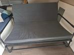 slaapbank 2 personen, Huis en Inrichting, Slaapkamer | Slaapbanken, Ophalen, Tweepersoons, Grijs, 190 cm of minder