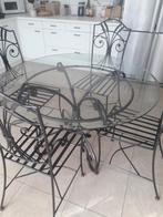 Table 4 chaise petit coup sur le verre rien de grave comme s, Ophalen, Zo goed als nieuw, Glas