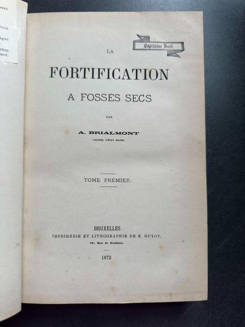 VESTINGBOUW BRIALMONT La fortification à fossés secs., Verzamelen, Militaria | Algemeen, Ophalen of Verzenden