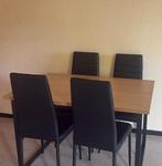 Table salle à manger 4 chaise, Maison & Meubles, Salles à manger complètes, Enlèvement