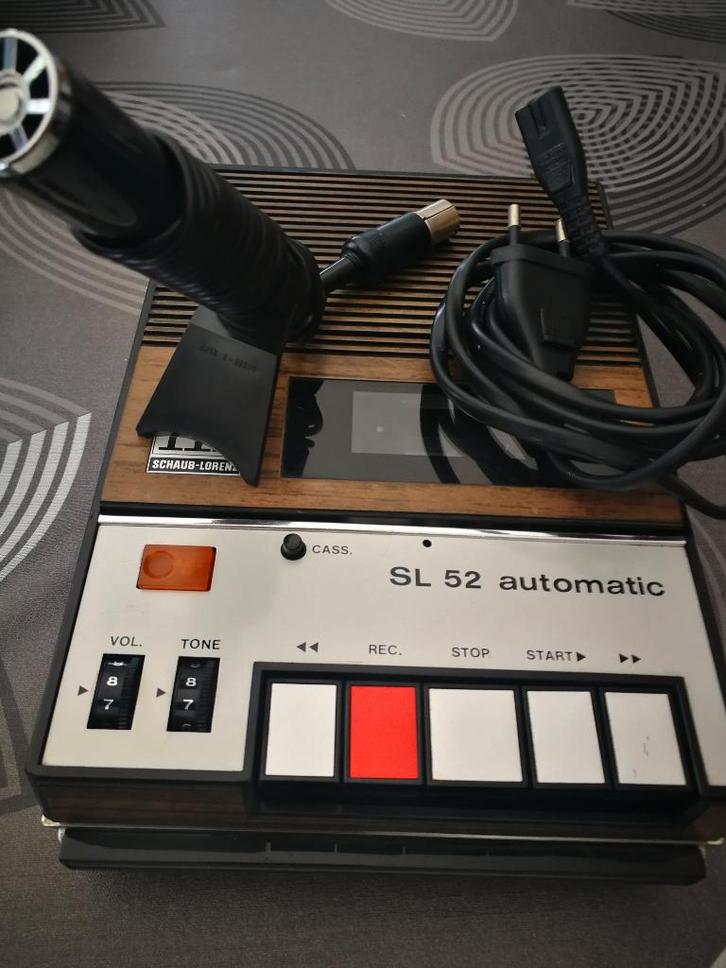 Cassetterecorder ITT SL 52 Automatic uit 1971, Audio, Tv en Foto, Cassettedecks, Enkel, Overige merken, Ophalen of Verzenden