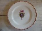 Assiette en tournai polychrome or 18 ème, Antiek en Kunst, Antiek | Servies los, Ophalen