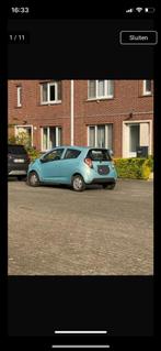 Chevrolet spark met carplay, Auto's, Stof, Blauw, Particulier, Handgeschakeld