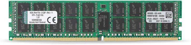 16GB 2Rx4 PC4-2133P DDR4 Reg ECC Kingston KTH-PL421/16G, Computers en Software, RAM geheugen