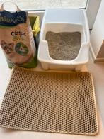 Kattenbak + mat + kattenzand, Dieren en Toebehoren, Kattenbakken, Ophalen of Verzenden, Zo goed als nieuw