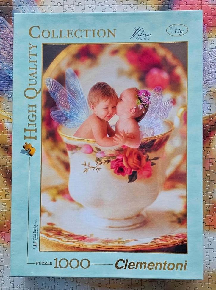 Puzzel – 1000 stuks – Valerie Tabor Smith – Tea time, Hobby en Vrije tijd, Denksport en Puzzels, Zo goed als nieuw, Legpuzzel