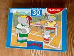 BABAR tennispuzzel-30 stukjes-Nathan-4 jaar en +, 10 tot 50 stukjes, 4 tot 6 jaar, Zo goed als nieuw, Ophalen