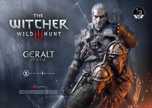 Prime 1 The Witcher:Geralt of Rivia 1:3 scale Deluxe Version, Verzamelen, Film en Tv, Nieuw, Tv, Beeldje, Replica of Model, Ophalen of Verzenden