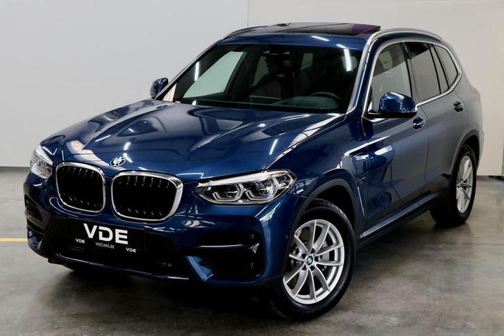 BMW X3 xDrive30e, Auto's, BMW, Bedrijf, X3, Hybride Elektrisch/Benzine, Euro 6, SUV of Terreinwagen, 5 deurs, Automaat, Blauw