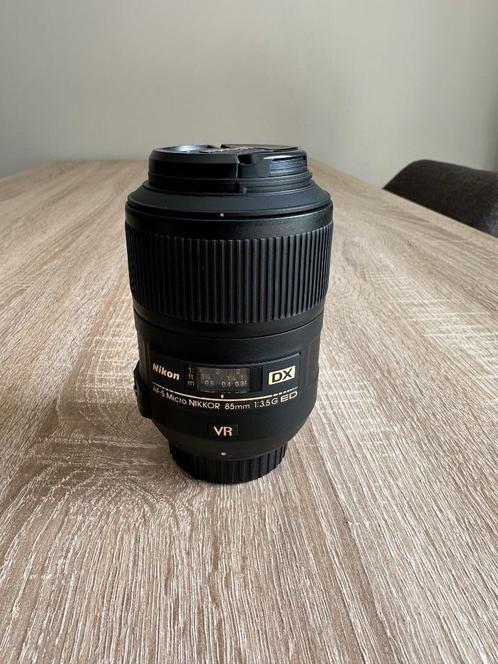Nikon AF-S 85mm f/3.5G ED VR DX Micro, Audio, Tv en Foto, Foto | Lenzen en Objectieven, Zo goed als nieuw, Macrolens, Ophalen