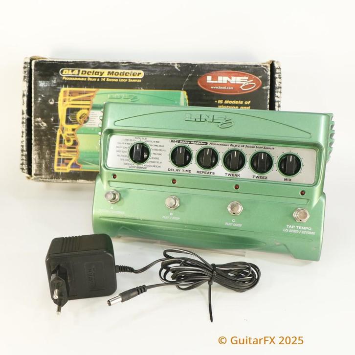 Line 6 DL4 Delay Modeler (Incl. Box and Adapter), Musique & Instruments, Effets, Utilisé, Enlèvement ou Envoi