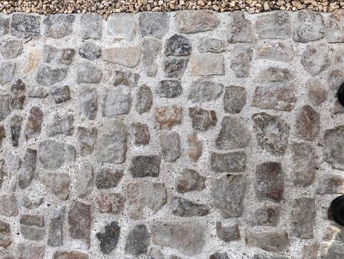 Unieke kasseien vossekoppen, Tuin en Terras, Grind, Keien en Split, Beige, Ophalen