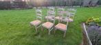 STOELEN VERGRIJSD NATUURLIJK RIET  topkwaliteit! 75€, Ophalen