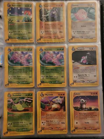 Pokémon 34 kaarten Aquapolis reeks  beschikbaar voor biedingen