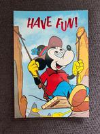 Postkaart Disney Mickey Mouse 'Have fun', Verzamelen, Disney, Mickey Mouse, Plaatje of Poster, Zo goed als nieuw, Verzenden