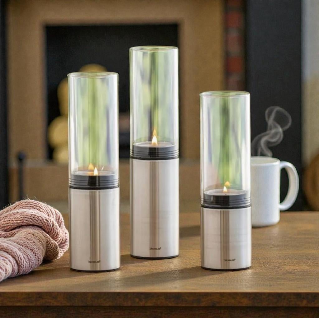 Porte bougie blomus, Neuf, Gris, Enlèvement ou Envoi, Bougie