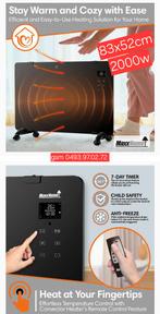verwarming 2000W NIEUW IN DE DOOS, Enlèvement, 30 à 80 cm, 60 à 150 cm, Neuf