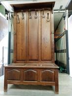 Porte manteaux en bois sur pied avec coffre, Maison & Meubles, Accessoires pour la Maison | Portemanteaux, Bois, 150 à 200 cm