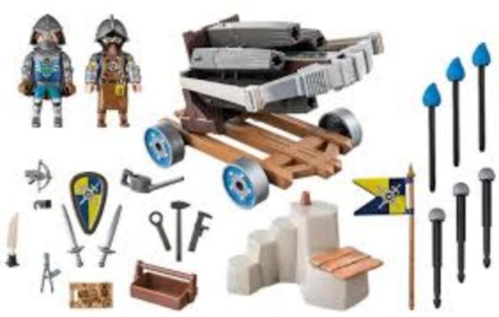 PlayMobil Novelmore Knights avec baliste aquatique - complet, Enfants & Bébés, Jouets | Playmobil, Comme neuf, Ensemble complet