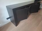 DRESSOIR VAN DONKER EIKENHOUT 225 CM, Huis en Inrichting, Ophalen, Gebruikt, Eikenhout, Classique/ moderne/ ligne épuré